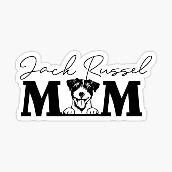 JACK RUSSEL MOM Sticker