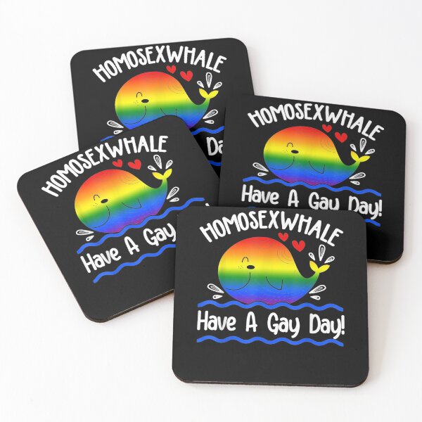 Item preview, Homosexwhale Have A Gay Day Lgbt Pride Funny Gift  designed and sold by dominique235.
