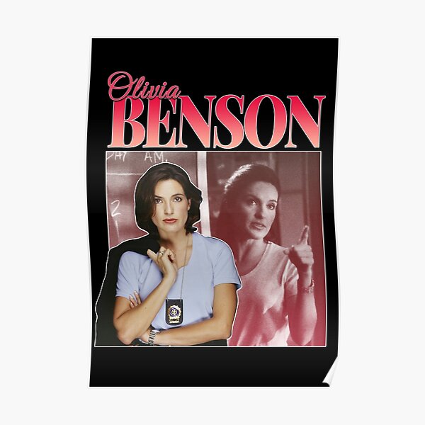 Olivia Benson 90s Inspired Vintage Homage Poster