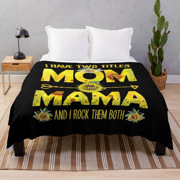Item preview, I Have Two Titles Mom And Mama Sunflower Gift  designed and sold by dominique235.