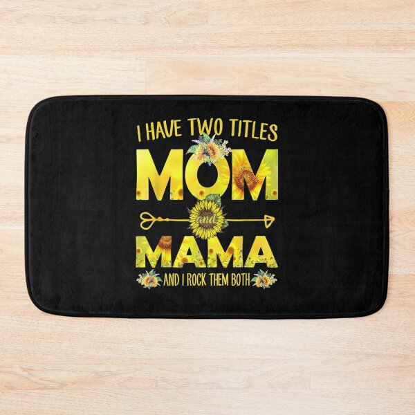 Item preview, I Have Two Titles Mom And Mama Sunflower Gift  designed and sold by dominique235.