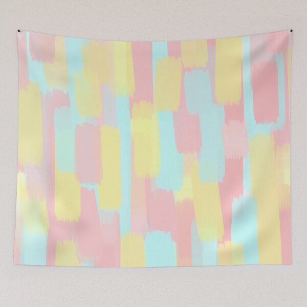 Item preview, Pink Yellow Blue Pattern Brush Strokes (asbtract) designed and sold by MirkasDesign.