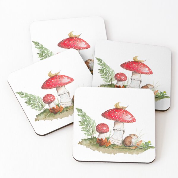 Item preview, Amanita and mice designed and sold by lesliebr.