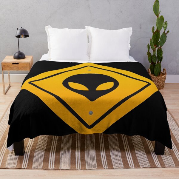Item preview, Warning Alien - UFO designed and sold by Art-Bazaar.
