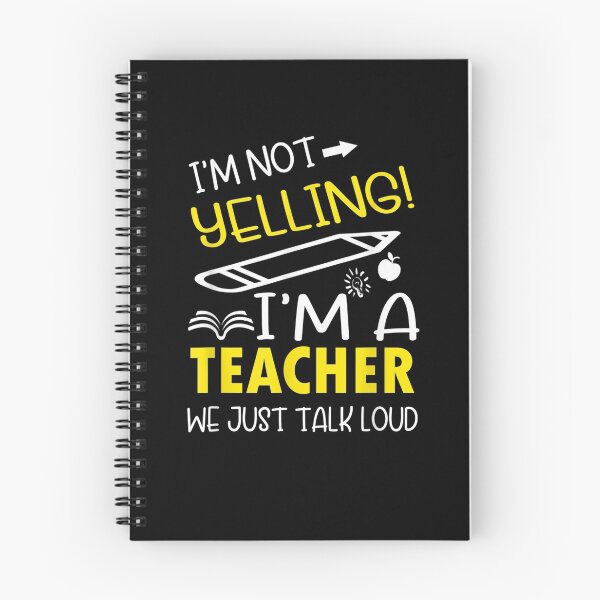 Item preview, I'm Not Yelling I'm A Teacher We Just Talk Loud Gift Funny  designed and sold by dominique235.