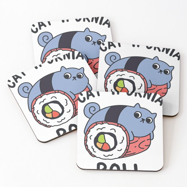 Item preview, Cat-ifornia Roll  designed and sold by bonesof987.