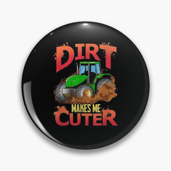 Item preview, Dirt Makes Me Cuter Green Tractor Gift  designed and sold by dominique235.
