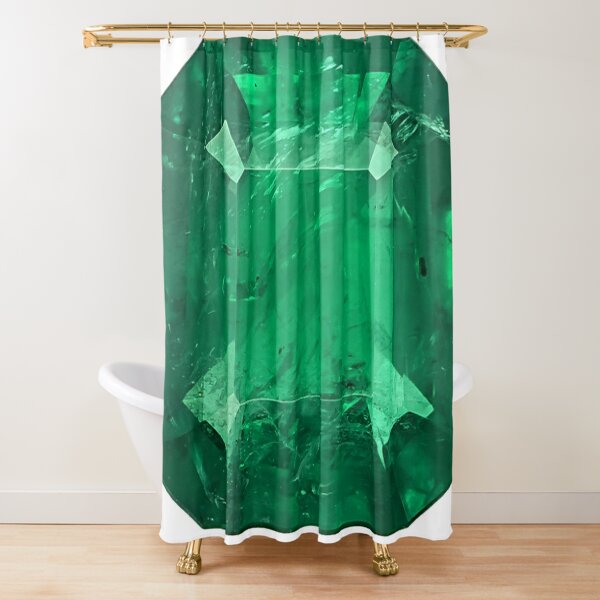 Emerald Shower Curtain