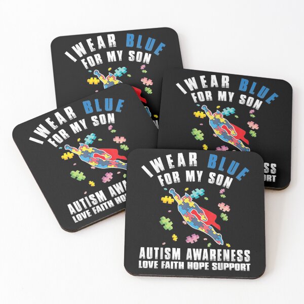 Item preview, I Wear Blue For My Son Autism Awareness Dad Mom Women Men Gift  designed and sold by lindafrances.