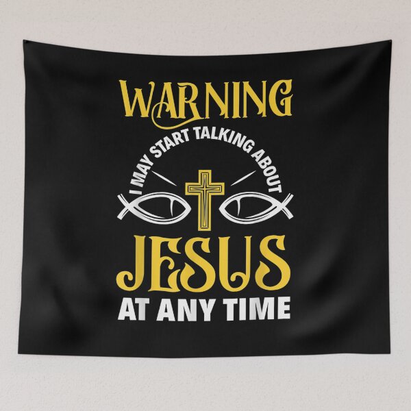 Item preview, Warning I May Start Talking About Jesus Funny Pastor Gift  designed and sold by dominique235.