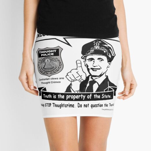 Thought Police Mini Skirt