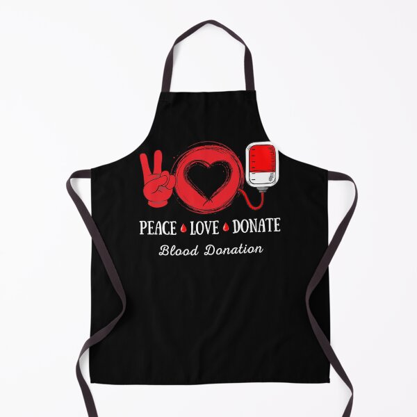 Item preview, Peace Love Donate Blood Donation Awareness designed and sold by ZavageDesigns.