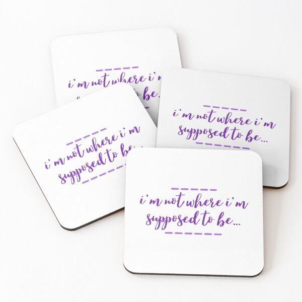 Item preview, i'm not where i'm supposed to be... designed and sold by ouiouiitslucyb1.