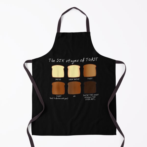 Item preview, The Six Stages Of Toast A Fun Useful Guide To Perfection Gift  designed and sold by venitamara.