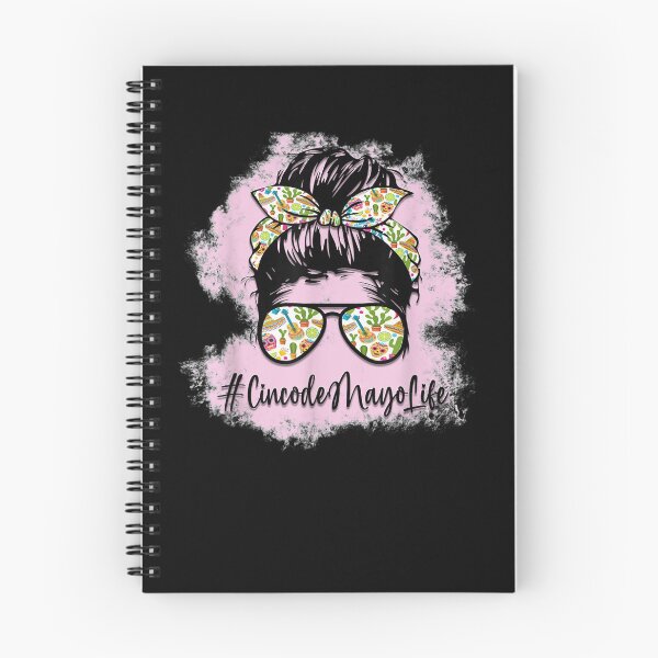 Item preview, Cinco De Mayo Messy Bun Life Hair Glasses Mexican Gift  designed and sold by dominique235.
