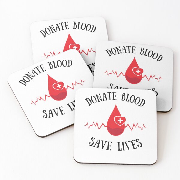 Item preview, Donate Blood Save Lives designed and sold by ZavageDesigns.