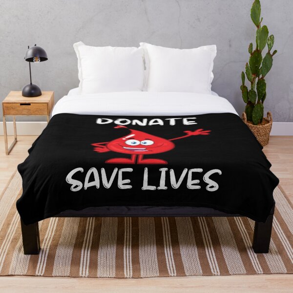 Item preview, Donate Blood Save Lives designed and sold by ZavageDesigns.