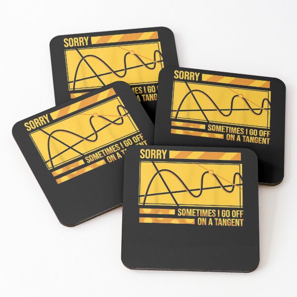 Item preview, Sorry Sometimes I Go Off On A Tangent Mathematics Geometry Gift  designed and sold by venitamara.