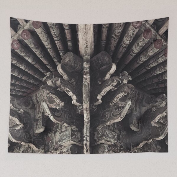 Item preview, Old facade of buddhist temple designed and sold by alinamiryuk.