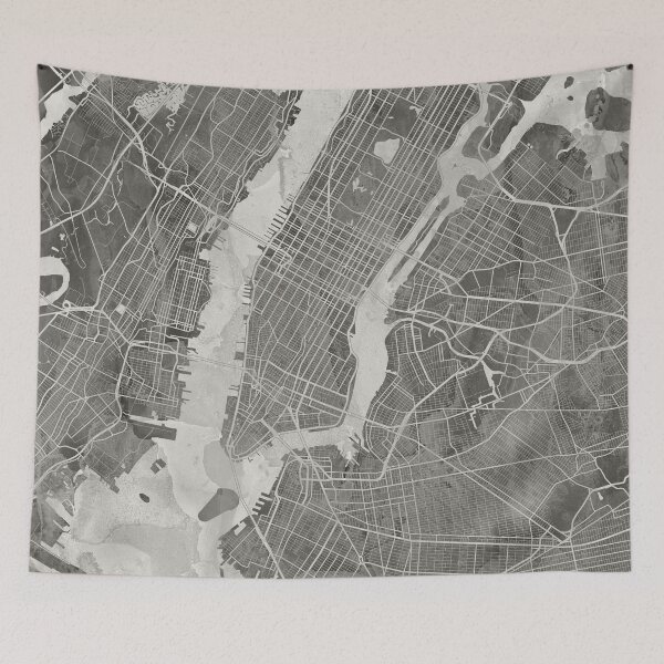 Item preview, NY Artistic Map designed and sold by Interpret108.