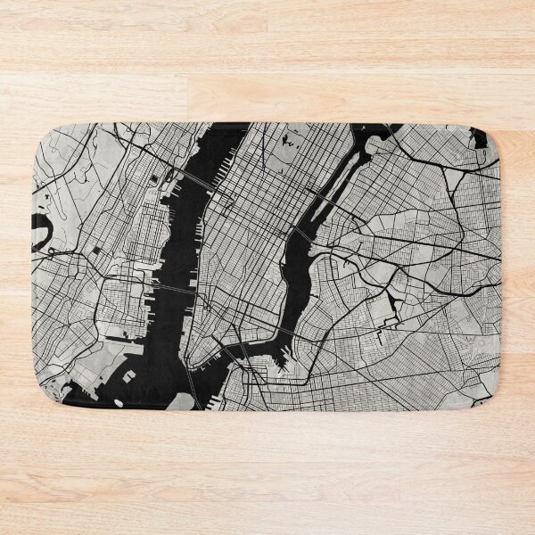 Item preview, Neutral NY Artistic Map designed and sold by Interpret108.