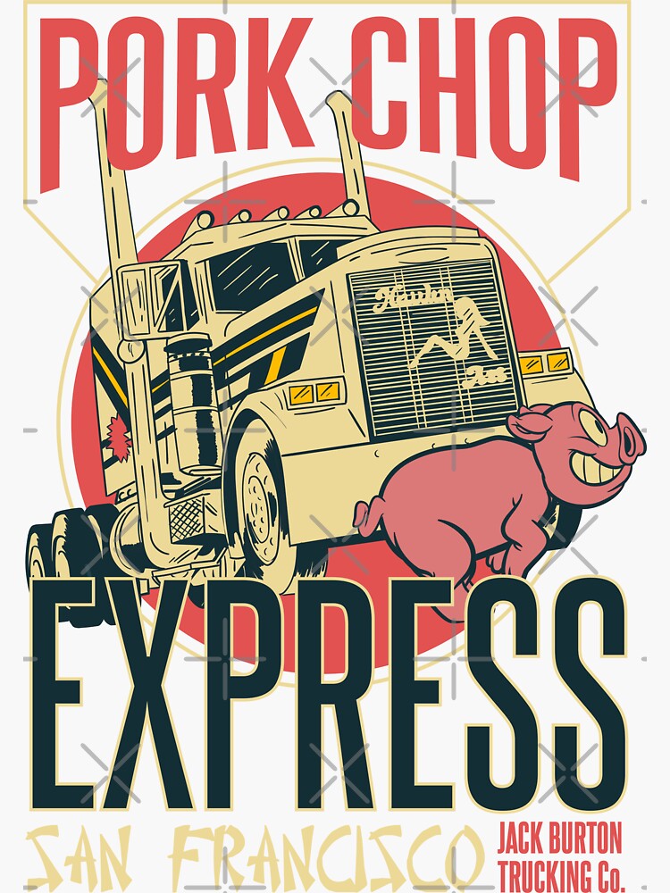 Pork Chop Express Jack Burton Trucking Sticker