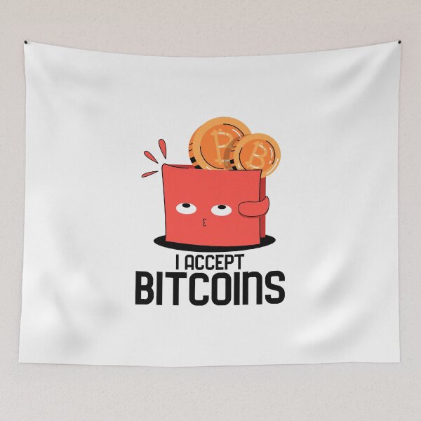 Item preview, I accept bitcoins, bitcoin, cryptocurrency, ethereum, crypto designed and sold by helkav.