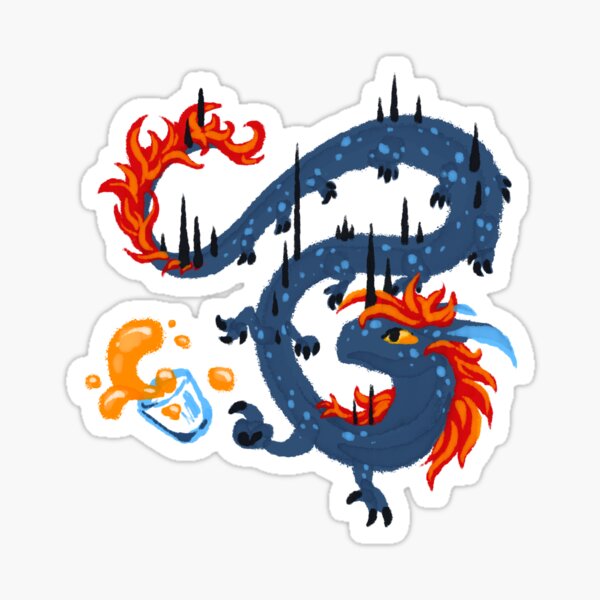 Dragon Doodles: Suspend Sticker