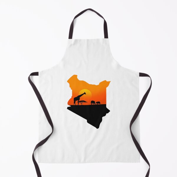 Item preview, Kenyan map and landscape designed and sold by adrart7.