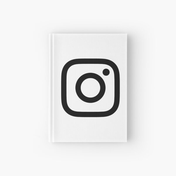 New Instagram Logo Black&White Hardcover Journal