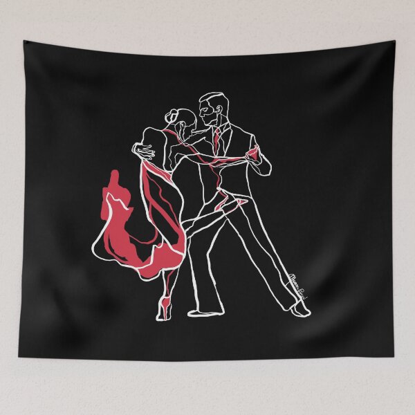 Artikelvorschau, Einzellinie - Tango (Weiß) entworfen und verkauft von MaxencePierrard.