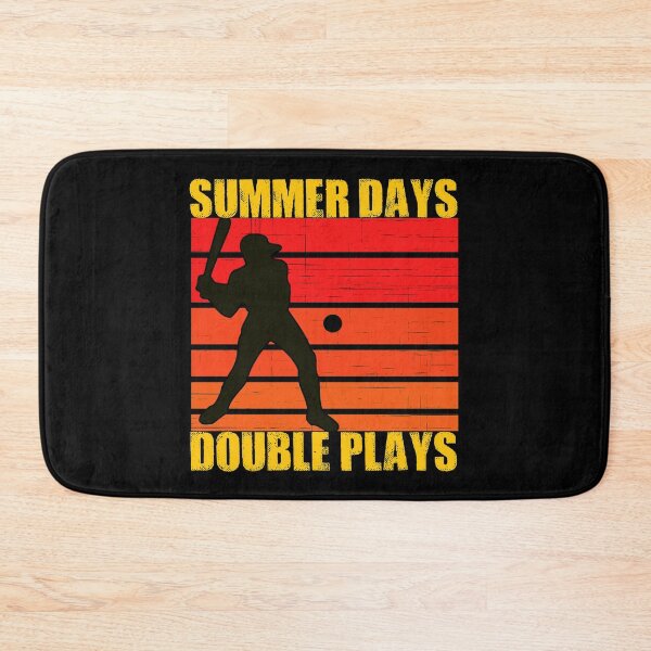 Item preview, Summer days and double plays - vintage baseball designed and sold by SidTastic .