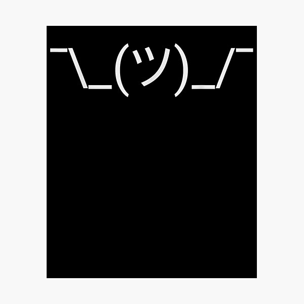 ascii art shrug