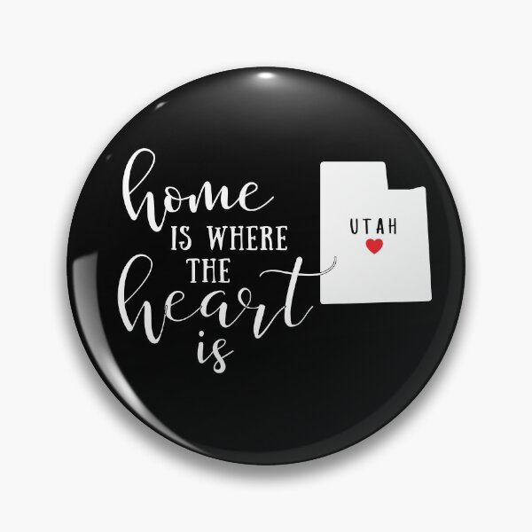 Item preview, Utah, Home Is Where the Heart Is, Home State designed and sold by ladylaughprints.