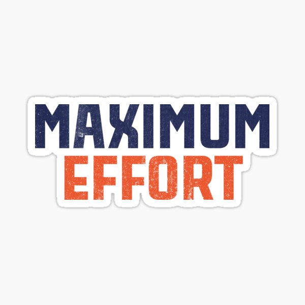 Item preview, Maximum Effort - workout motivation designed and sold by thunderstyle.