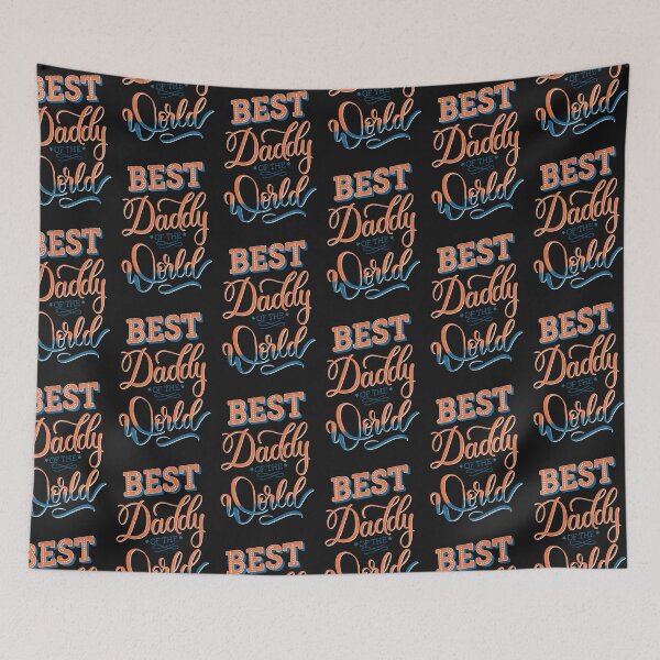 Item preview, Best Daddy of the World. Hand lettering. World's best dad. designed and sold by Sandra Brezina.