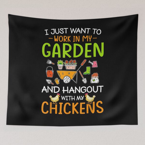 Item preview, I Just Want To Work In My Garden And Hangout Gift  designed and sold by lindafrances.