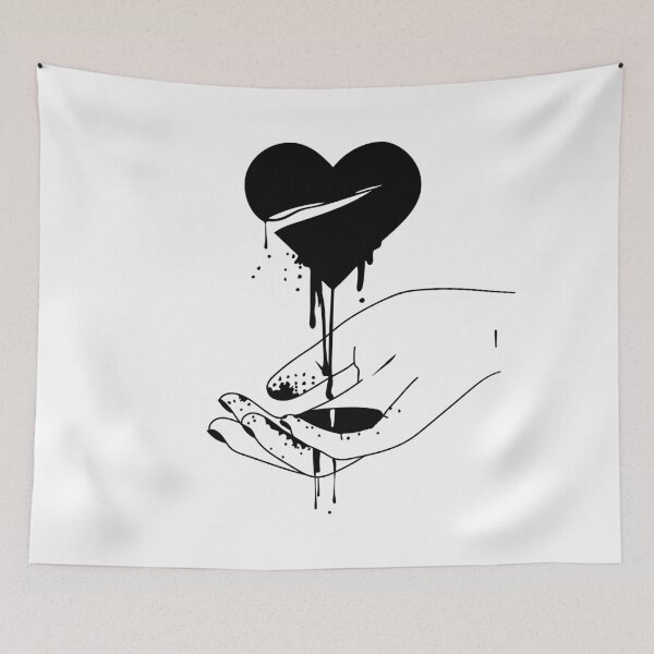 Item preview, Bleeding heart art designed and sold by AznavourByKarin.