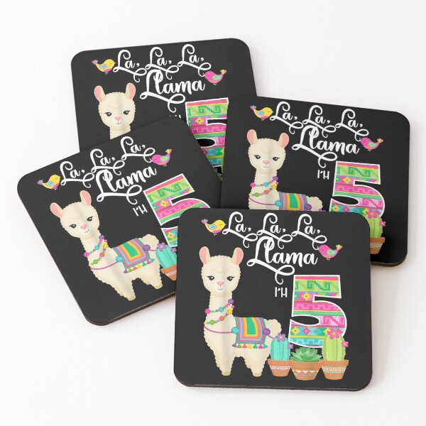 Item preview, Birthday Girl Llama Birthday Party Alpaca Birthday I'm 5 Gift  designed and sold by venitamara.