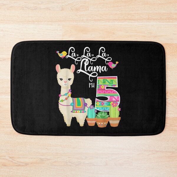 Item preview, Birthday Girl Llama Birthday Party Alpaca Birthday I'm 5 Gift  designed and sold by venitamara.