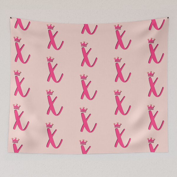 Aperçu de l'œuvre LETTRE "X" REINE / PRINCESSE | ALPHABET / COURONNE / ROYALTÉ créée et vendue par The413Designs.