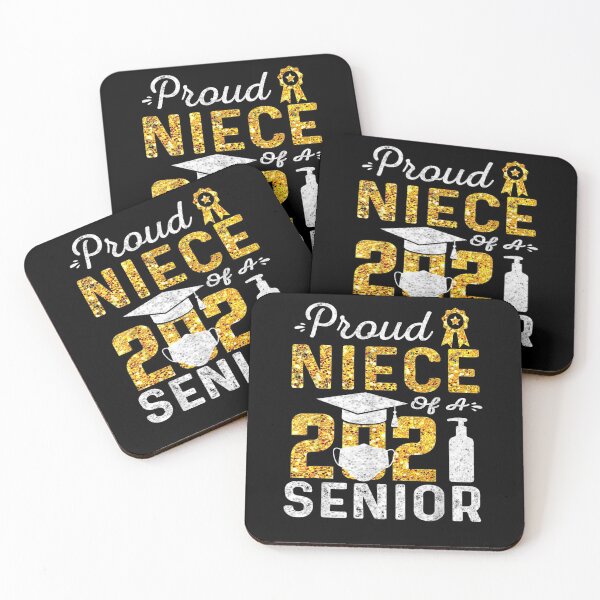 Item preview, Proud Niece Of A 2021 Senior Face Mask Hand Sanitizer Gift  designed and sold by venitamara.