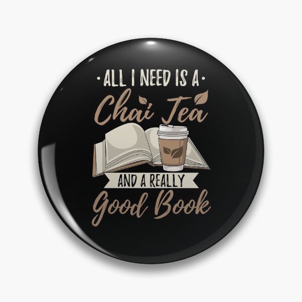 Item preview, Chai Tea and Good Book Lover designed and sold by Betsytiptoe.