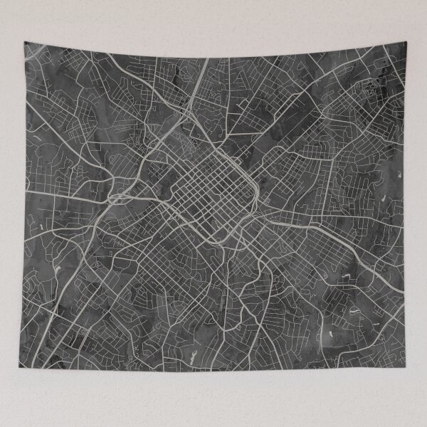 Item preview, Charlotte Neutral Artistic Map designed and sold by Interpret108.