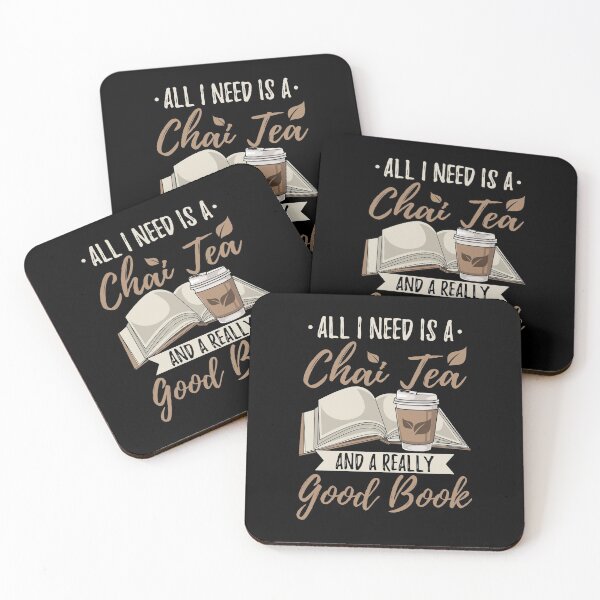 Item preview, Chai Tea and Good Book Lover designed and sold by Betsytiptoe.