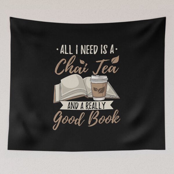 Item preview, Chai Tea and Good Book Lover designed and sold by Betsytiptoe.