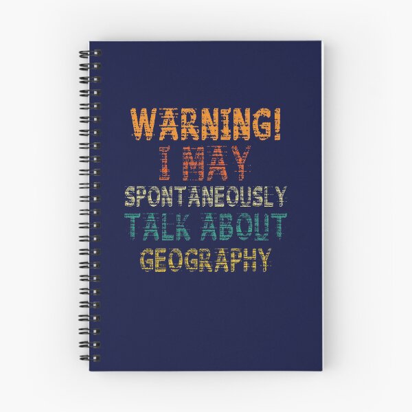 Item preview, Warning!!! May Start Talking About Geography, Funny Geography Teachers and Students Appreciation designed and sold by Pengo Shirt.