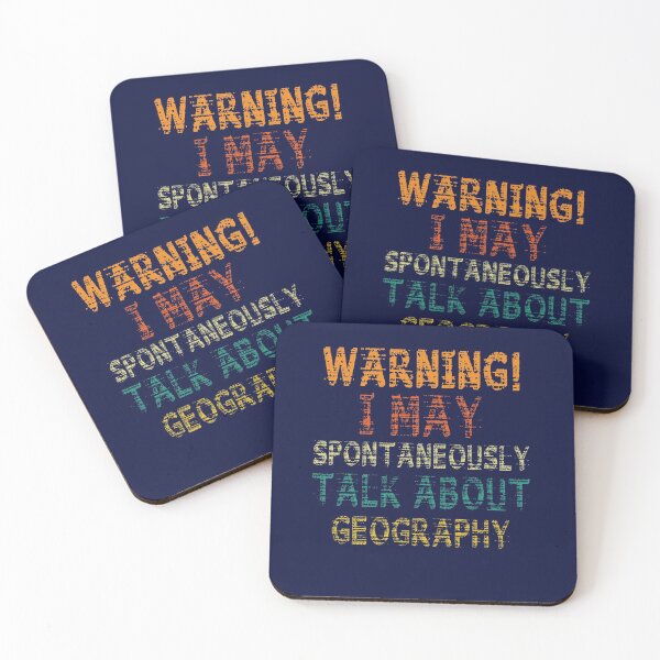 Item preview, Warning!!! May Start Talking About Geography, Funny Geography Teachers and Students Appreciation designed and sold by Pengo Shirt.