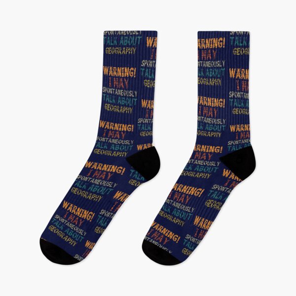 Item preview, Warning!!! May Start Talking About Geography, Funny Geography Teachers and Students Appreciation designed and sold by Pengo Shirt.
