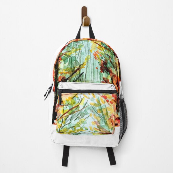 Item preview, Fall in the forest watercolor pattern designed and sold by Ala Lopatniov.